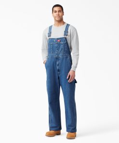 Stonewashed Indigo Bib Overalls