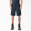 Loose Fit Flat Front Work Shorts. 13