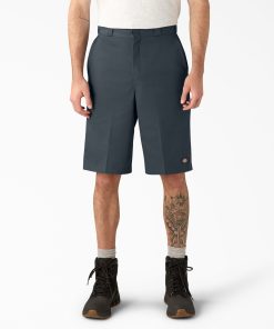 Loose Fit Flat Front Work Shorts. 13