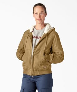 Women's Fleece Lined Duck Canvas Jacket