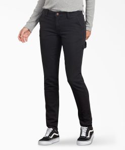 Women's FLEX Slim Fit Duck Carpenter Pants