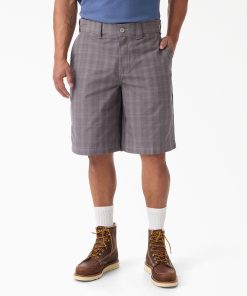 Plaid Work Shorts. 11