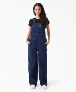 Women's Loose Denim Bib