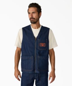 Dickies x Harley-Davidson® Denim Zip-Up Vest
