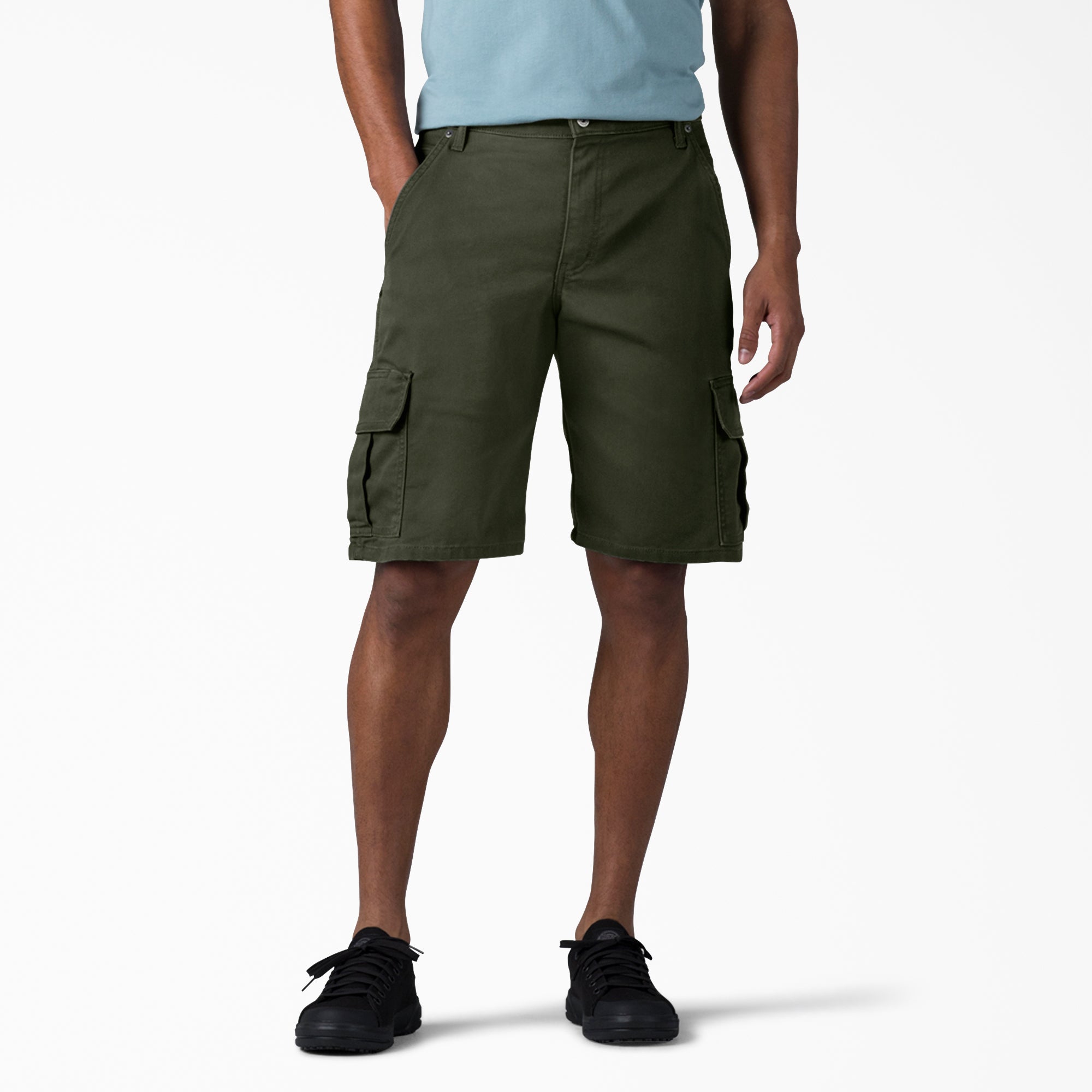 FLEX Relaxed Fit Duck Cargo Shorts. 11