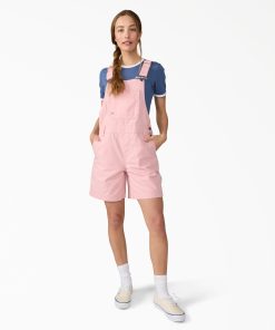 Women's Relaxed Fit Bib Shortalls. 7