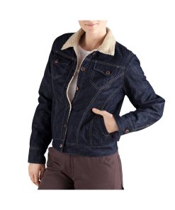 Women's Sherpa Lined Denim Jacket