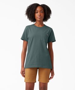 Women's Heavyweight Short Sleeve Pocket T-Shirt