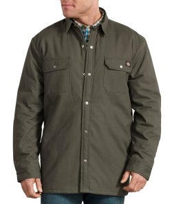 Plaid Lined Shirt Jacket