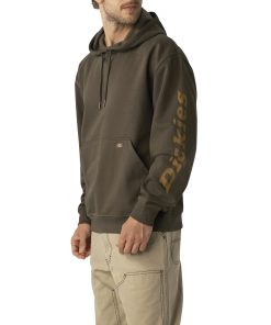 Water Repellent Sleeve Logo Hoodie
