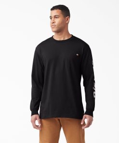 Logo Graphic Long Sleeve Pocket T-Shirt