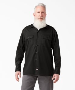 FLEX Relaxed Fit Long Sleeve Work Shirt