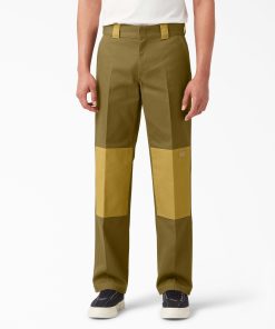 Contrast Double Knee Pants