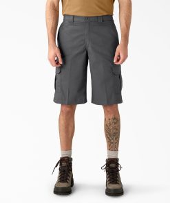 FLEX Relaxed Fit Cargo Shorts. 13