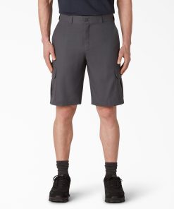 FLEX Cooling Active Waist Regular Fit Cargo Shorts. 11