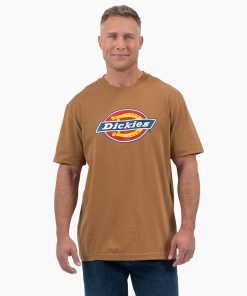Short Sleeve Tri-Color Logo Graphic T-Shirt