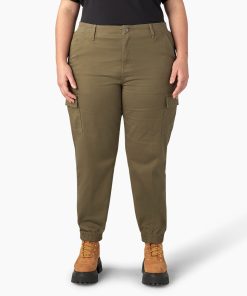 Women's Plus High Rise Fit Cargo Pants