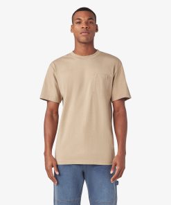 Heavyweight Heathered Short Sleeve Pocket T-Shirt