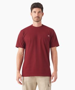 Heavyweight Heathered Short Sleeve Pocket T-Shirt