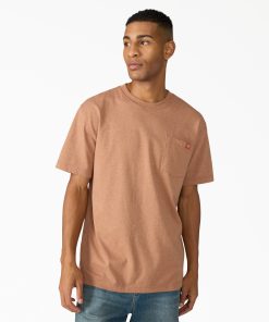 Heavyweight Heathered Short Sleeve Pocket T-Shirt